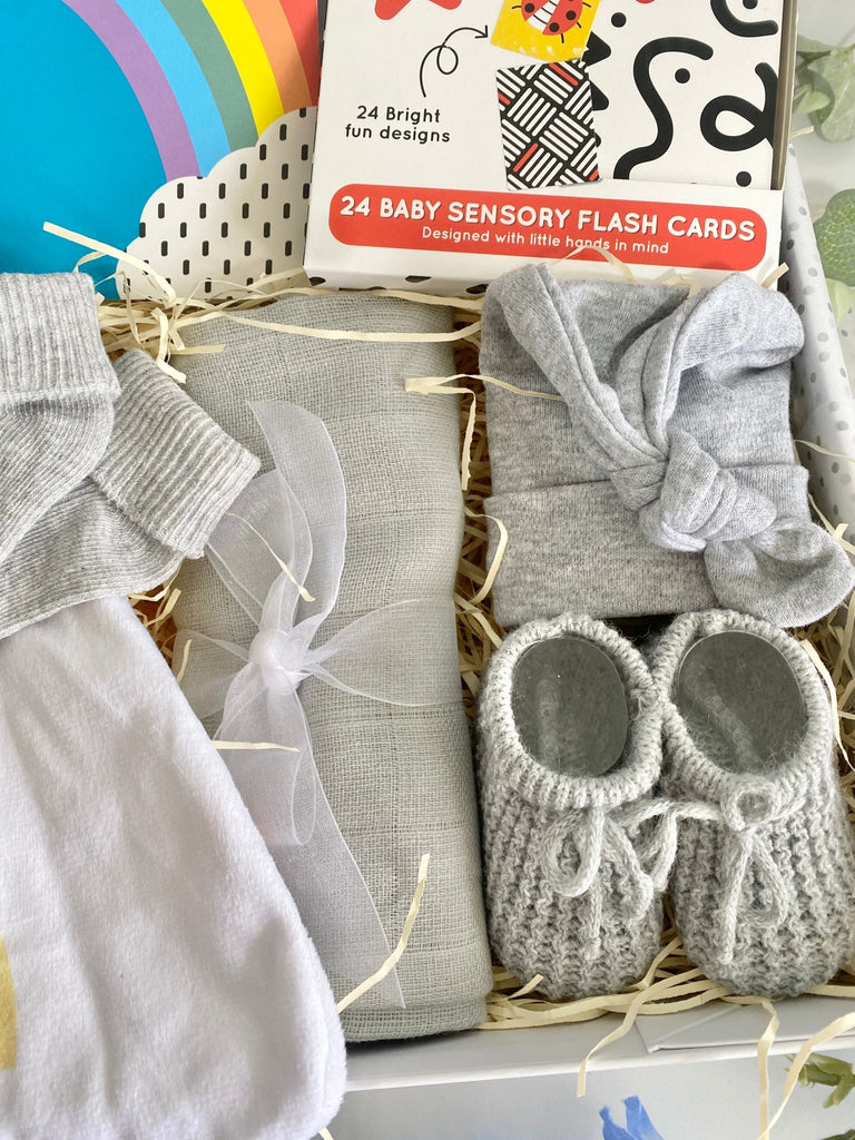 Sensory Baby Gift Box - Taggie Bunny - Pink and Blue Hampers
