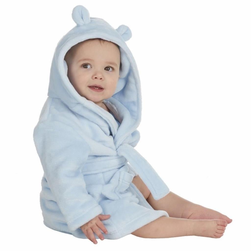 Sky Blue Baby Dressing Gown - Pink and Blue Hampers