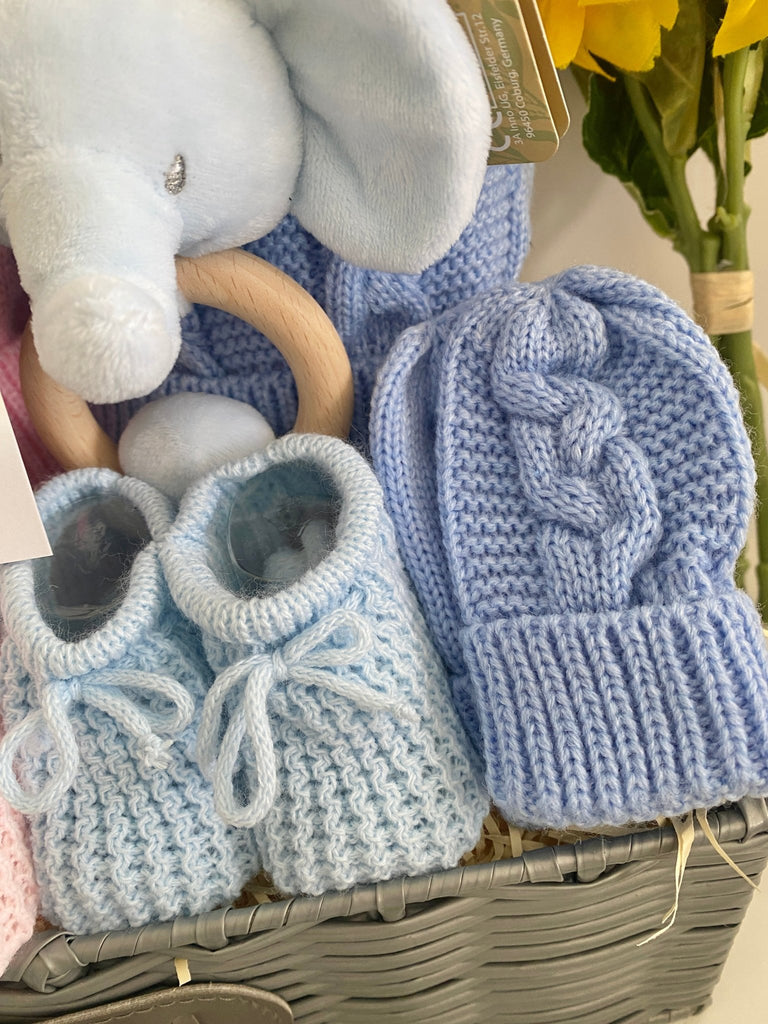 Twin Baby Gift Hamper - Buddy Elephants - Pink and Blue Hampers