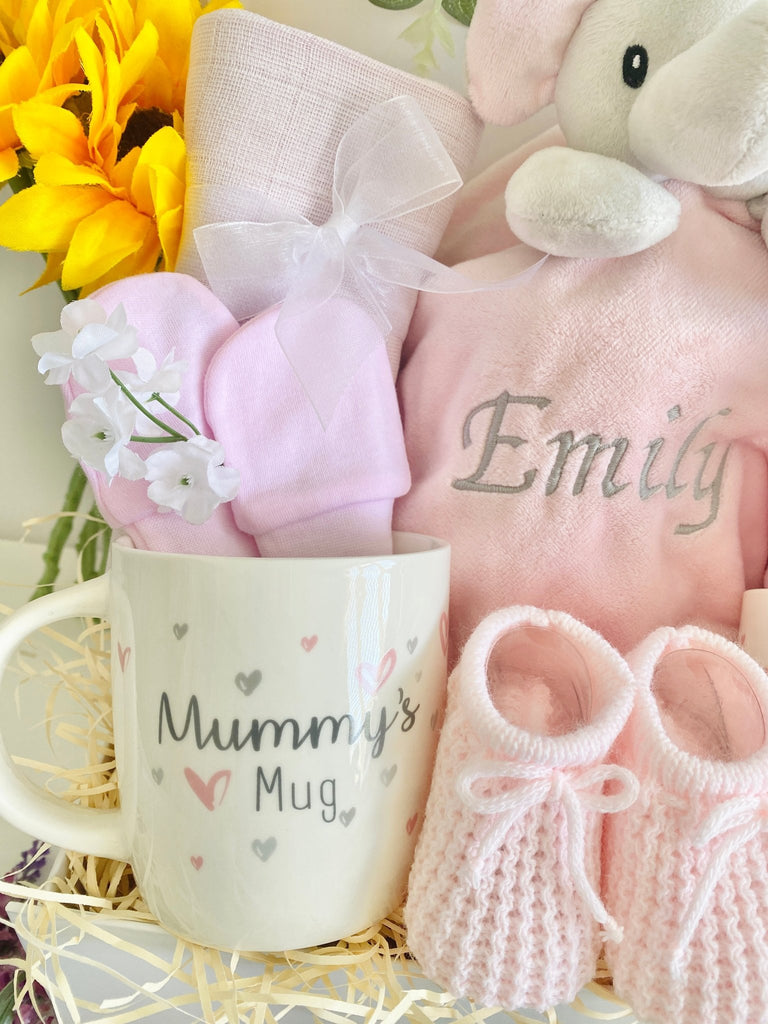 Two Mums Baby Gift Hamper - Little Sweetheart - Pink and Blue Hampers