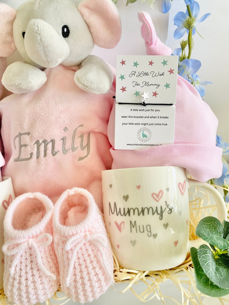 Two Mums Baby Gift Hamper - Little Sweetheart - Pink and Blue Hampers