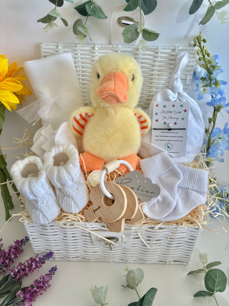 Unisex Baby Hamper - Count With Duck - Pink and Blue Hampers