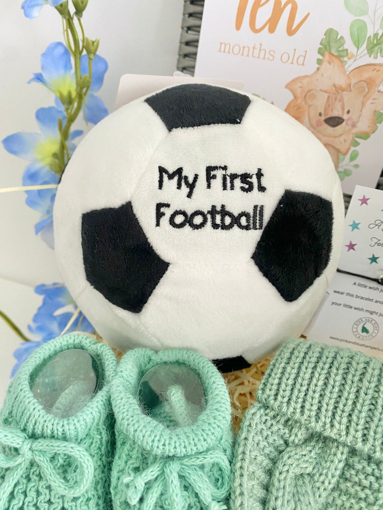 Unisex Baby Hamper - Football Play Time - Pink and Blue Hampers