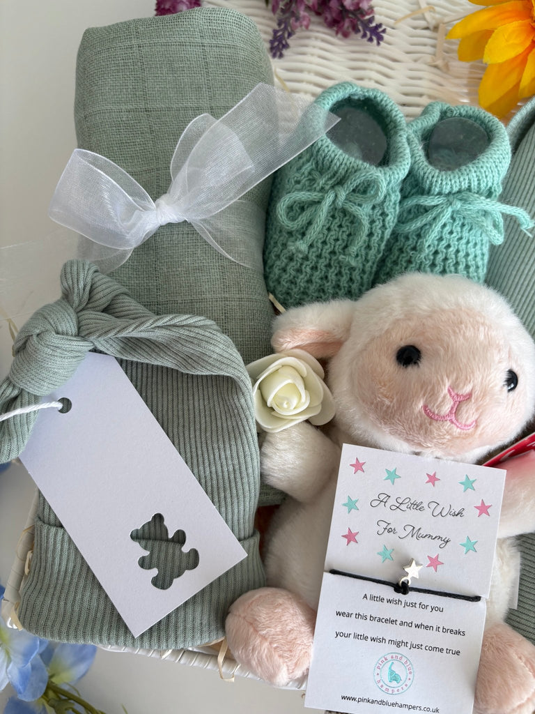 Unisex Baby Hamper - Little Lamb - Pink and Blue Hampers