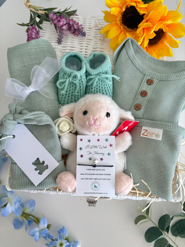 Unisex Baby Hamper - Little Lamb - Pink and Blue Hampers