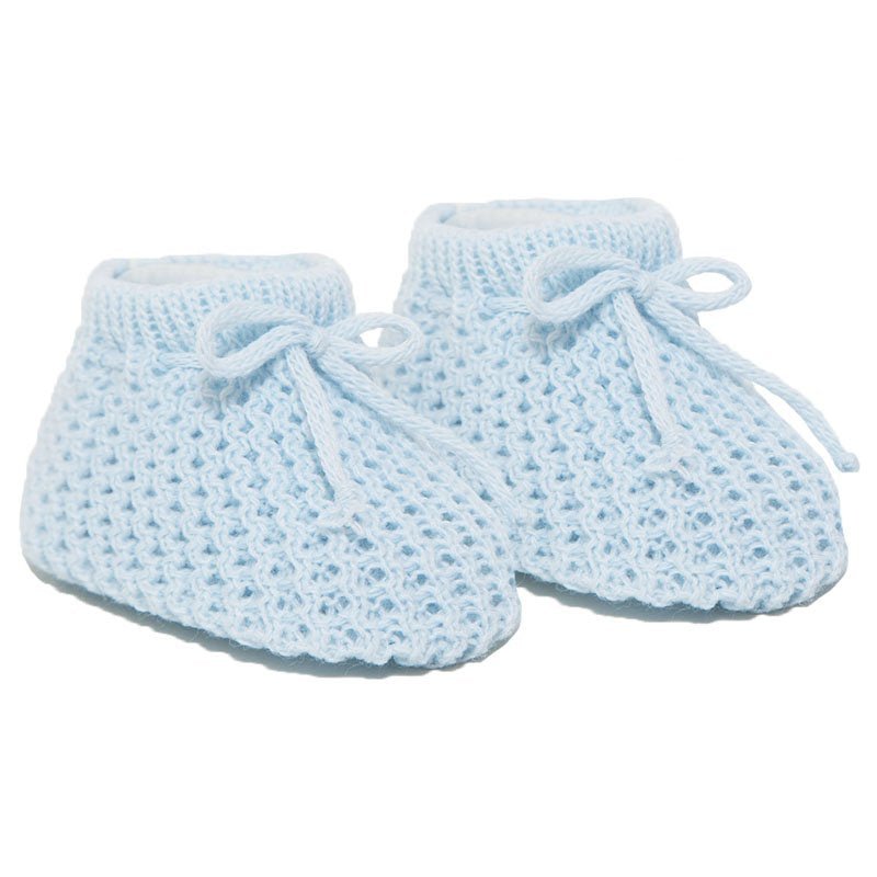 Blue Baby Booties – Pink and Blue Hampers