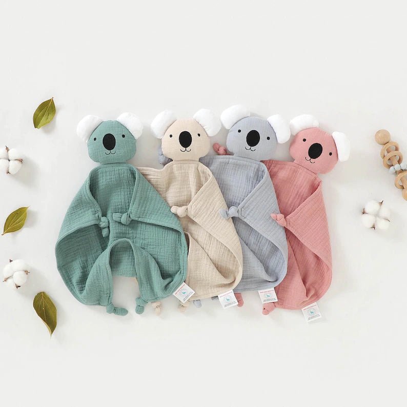 Cute Koala New Baby Gift Set Muslin Comforter Gift Box New Baby