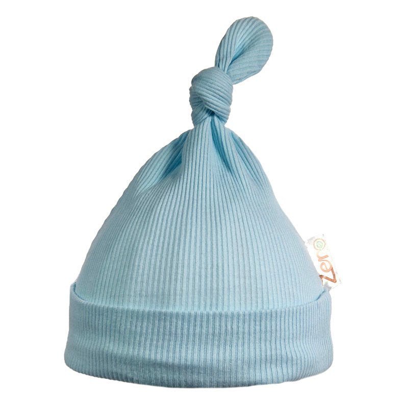 Cute Personalised Ribbed Baby Hat - Pink and Blue Hampers
