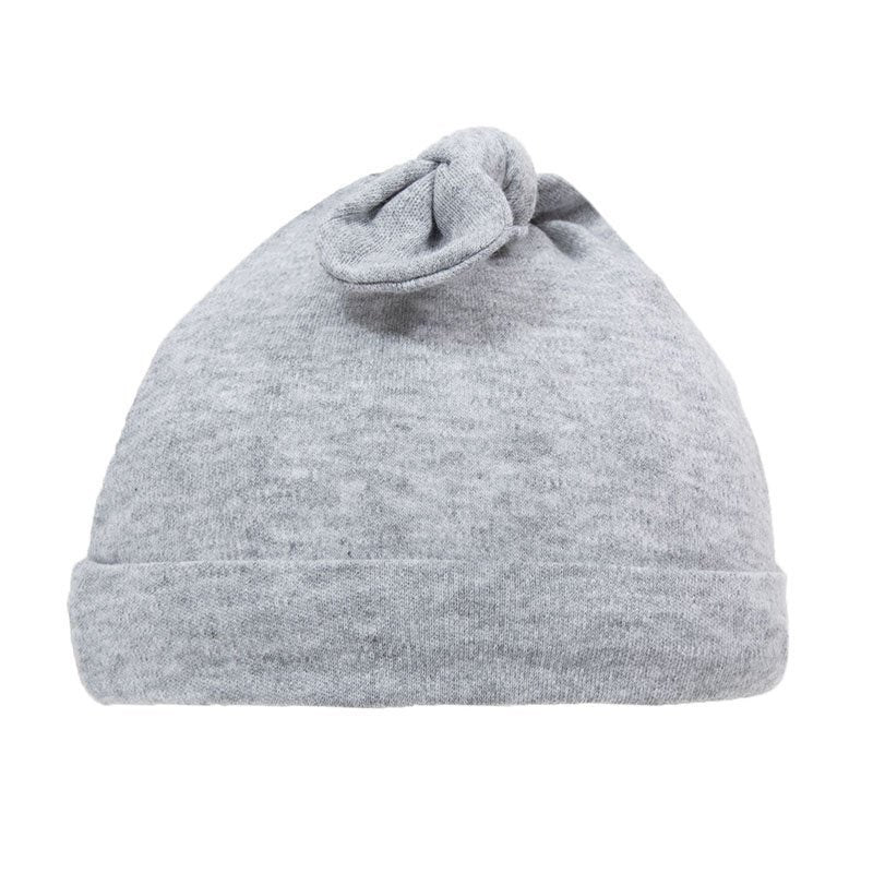 Grey knot Baby Hat - Pink and Blue Hampers