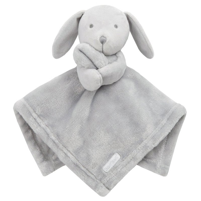 Lovely Unisex Grey Bunny Comforter - Pink and Blue Hampers