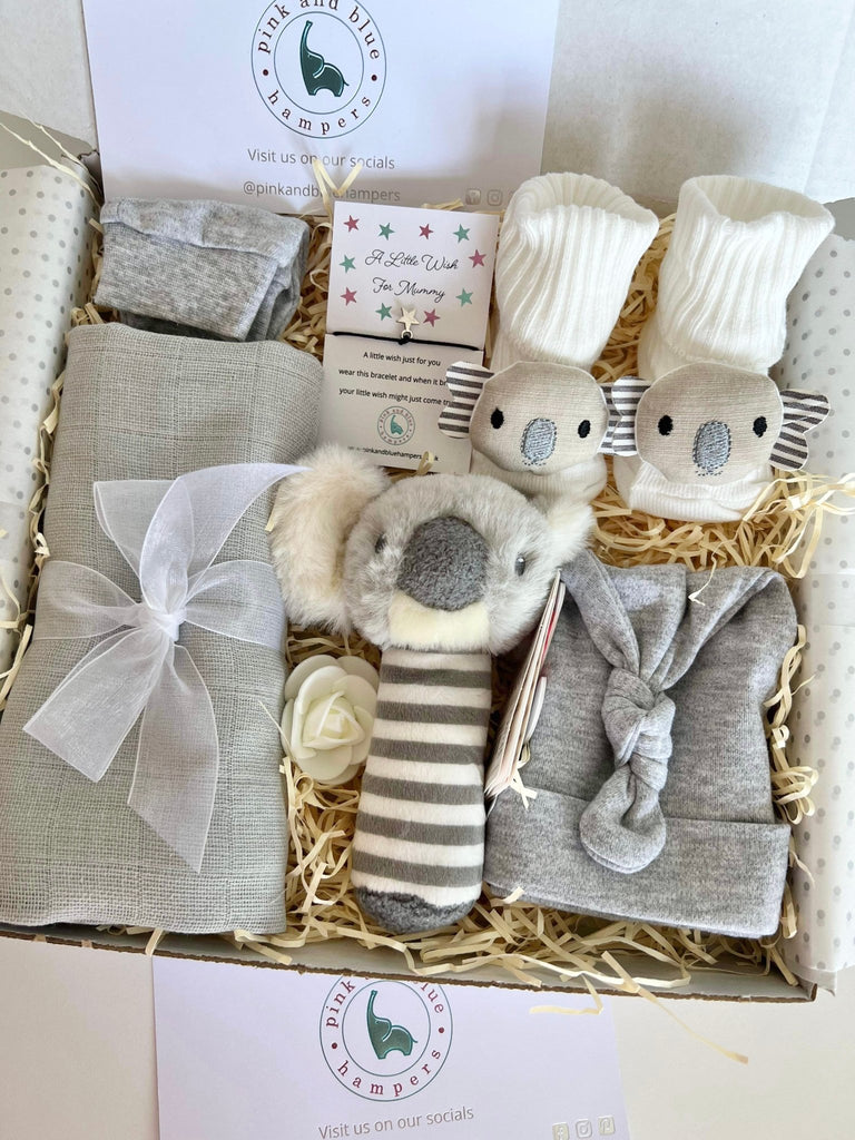 Super Cute Koala Themed Baby Gift Hamper - Pink and Blue Hampers